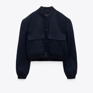 Zara cropped bomber